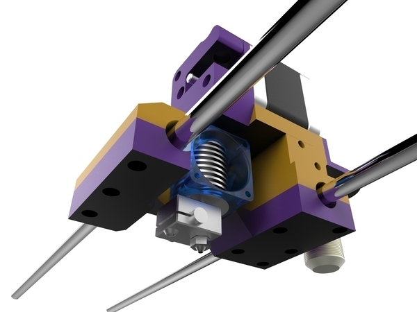 J Head MK8 carriage for Da Vinci
