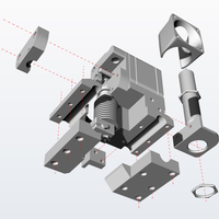 J Head MK8 carriage for Da Vinci - Thumbnail 6