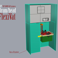 DrumHead FlexVat for Uncia printer. detachable version. - Thumbnail 2