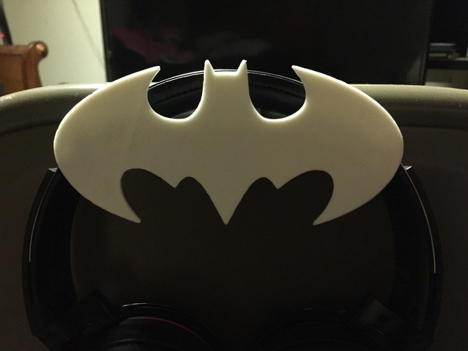 Batman Headphone Holder 3D Print 62790