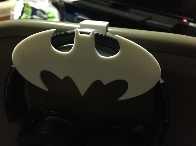 Batman Headphone Holder 3D Print 62791