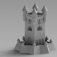 Small Башня 3D Printing 62935