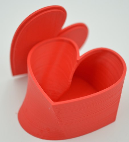 Twisted Heart Box by MkrClub.com 3D Print 62942