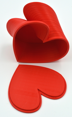 Twisted Heart Box by MkrClub.com 3D Print 62944