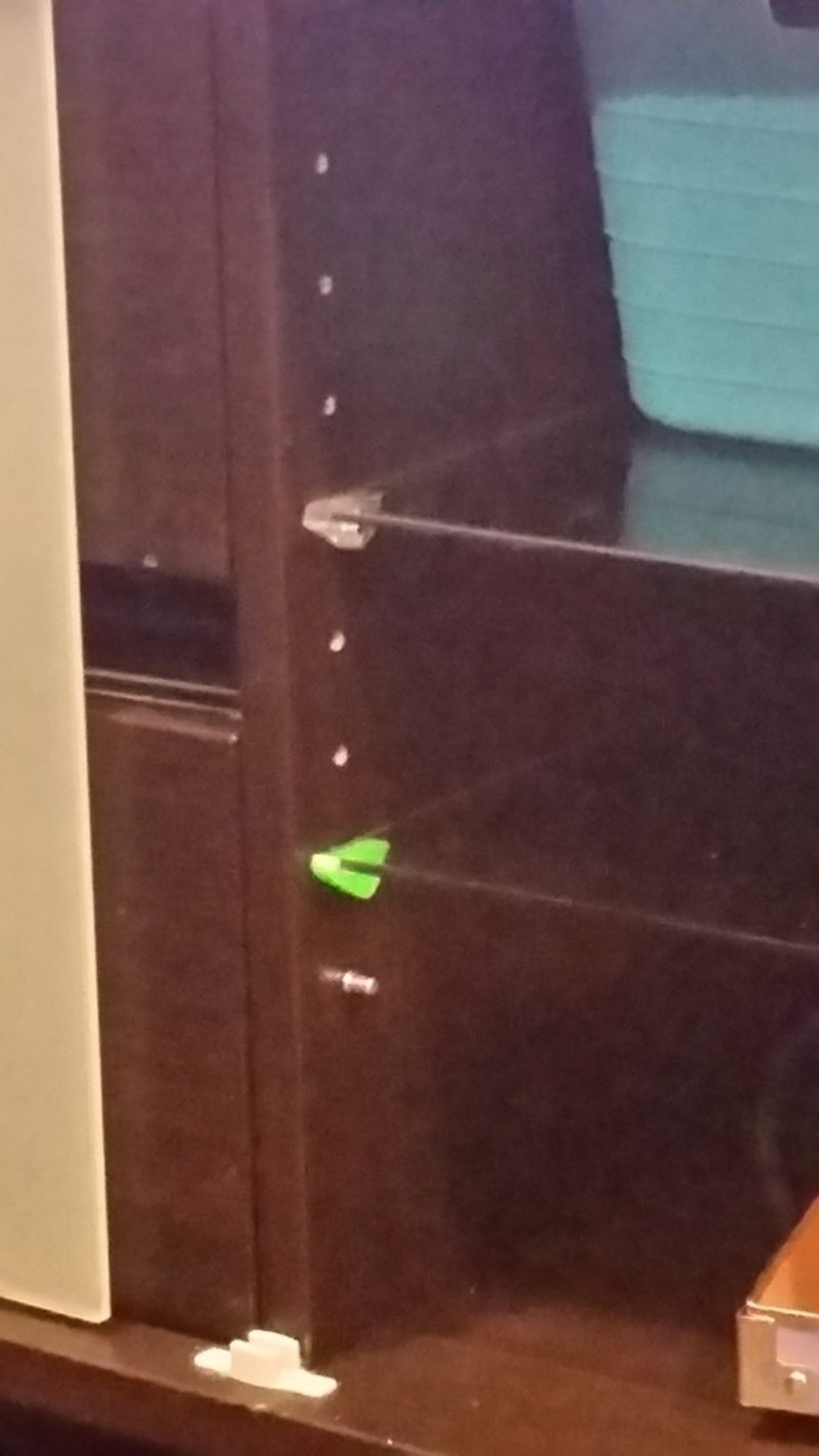 Ikea glass shelf bracket