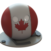 Small Canada countryball 3D Printing 63050