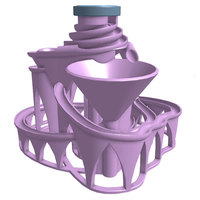 The Cyclone: triple lift, triple track marble machine - Thumbnail 3