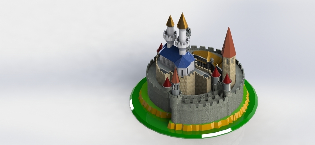 Фантастическая крепость  3D Print 63075