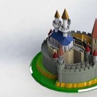 Small Фантастическая крепость  3D Printing 63075