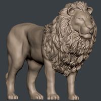 Small Lion 3D Printing 63139