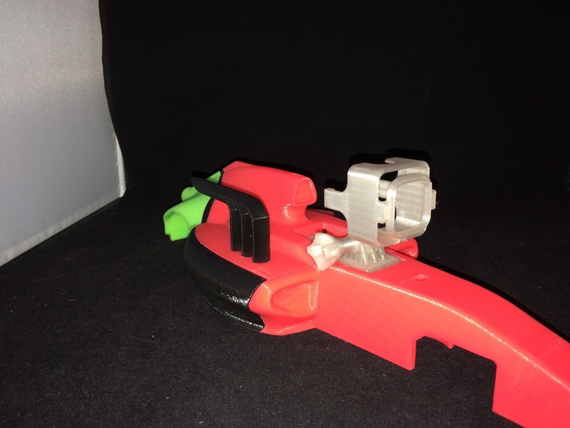 Rat Rod exhaust accessory for  open rc formula 1 car