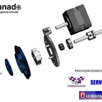The Toranado Precision Geared 1.75mm Extruder - Thumbnail 4