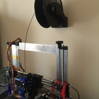 Spool Holder - Wall Mount (Optimized for Hatchbox 1.75mm) - Thumbnail 2