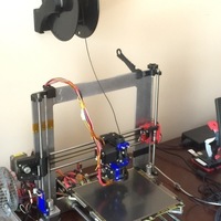 Spool Holder - Wall Mount (Optimized for Hatchbox 1.75mm) - Thumbnail 3