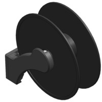 Spool Holder - Wall Mount (Optimized for Hatchbox 1.75mm) - Thumbnail 5