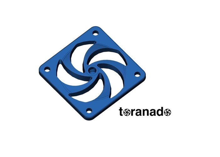 Toranado 40x40mm 12VDC Cooling Fan Cover 3D Print 63279