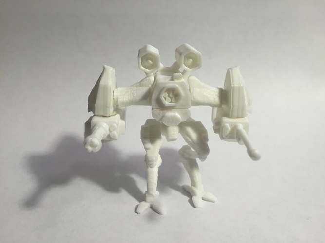 Soldier Bot 3D Print 63325