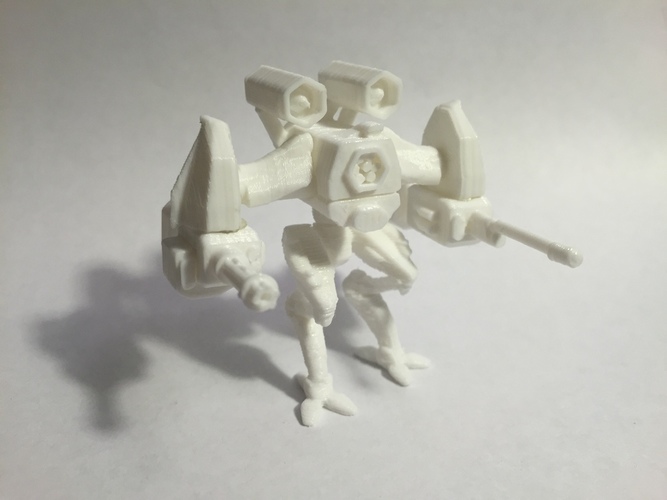 Soldier Bot 3D Print 63326