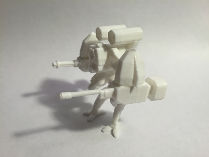 Soldier Bot 3D Print 63328