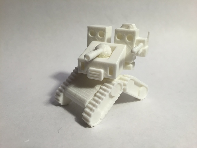 Tank Bot 3D Print 63330