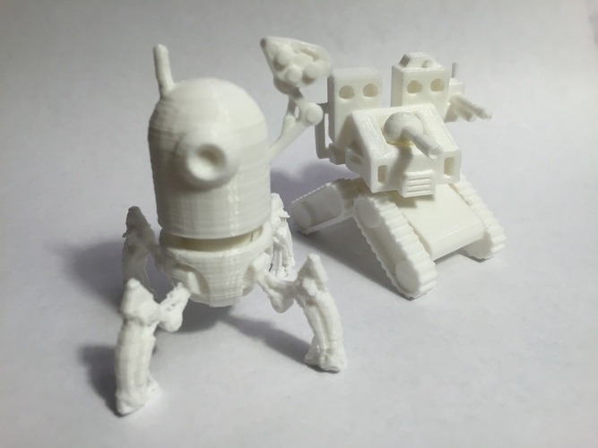 Robot Minifigure Trio 3D Print 63340