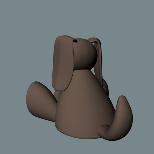 Flop Dog 3D Print 63362