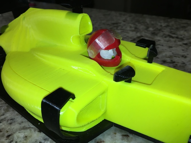Race Car Driver and Helmet 3D Print 63385
