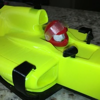 Small Race Car Driver and Helmet 3D Printing 63385