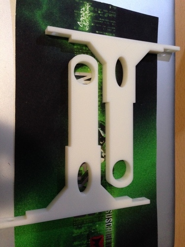 Soporte Bobina pared tubo PVC 22mm, altura 10mm y tornillo M6 (S 3D Print 63398