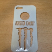 Small Iphone 5 Monster Energy 3D Printing 63400