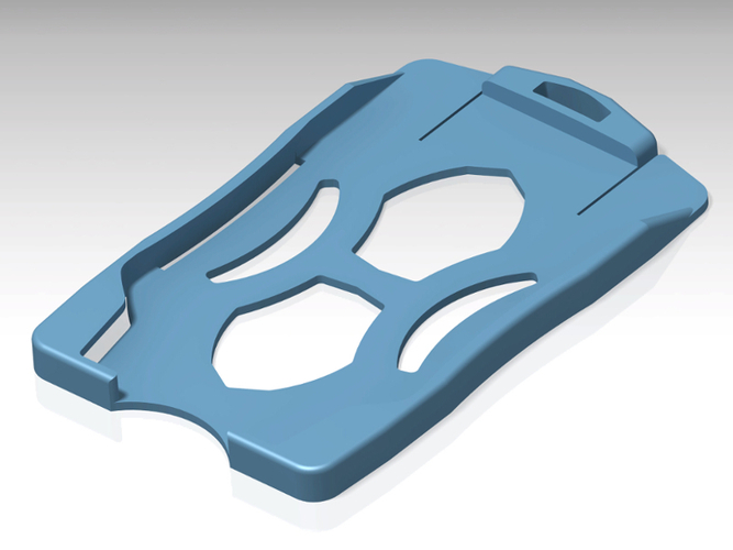 3D Printed Card Badge Holder By 3dx Pinshape