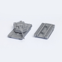 M1 Abrams Tank Simple Model Kit - Thumbnail 4