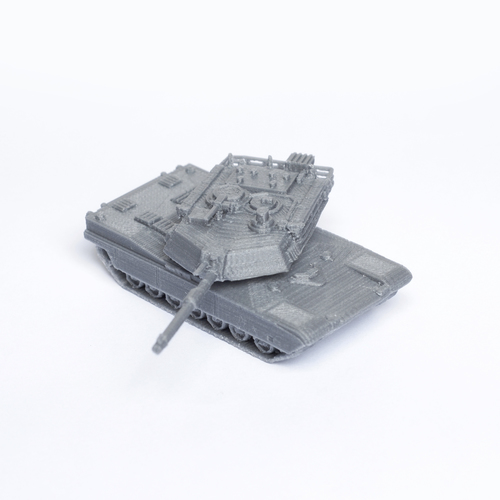 M1 Abrams Tank Simple Model Kit 3D Print 63450