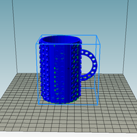 3d Cup 2x12 Lego 96x62mm - Thumbnail 2