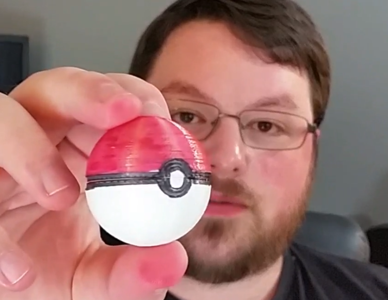 Simple Pokeball Hanger