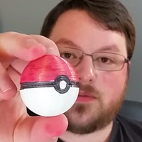 Small Simple Pokeball Hanger 3D Printing 63587