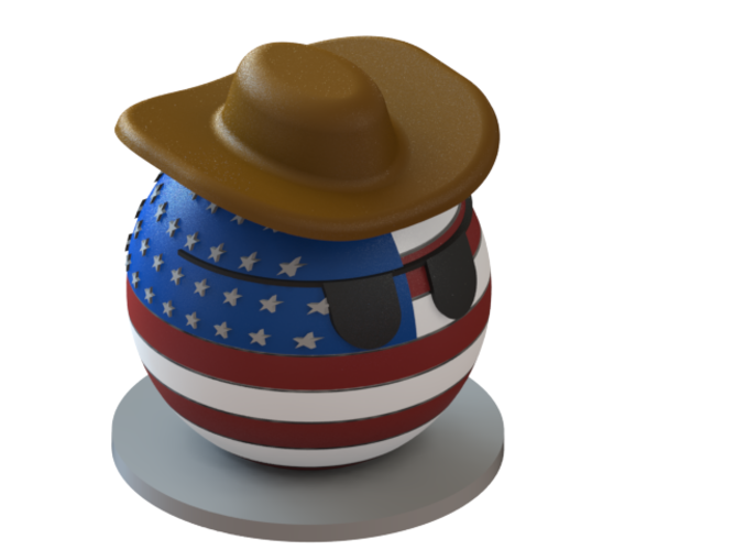 USA countryball 3D Print 63589