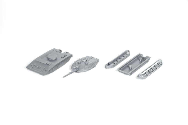 Merkava Tank Simple Model Kit 3D Print 63591