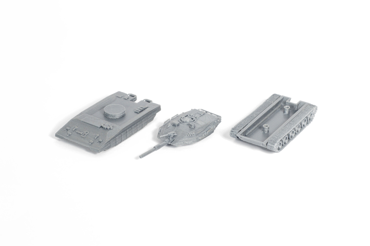 Merkava Tank Simple Model Kit 3D Print 63592