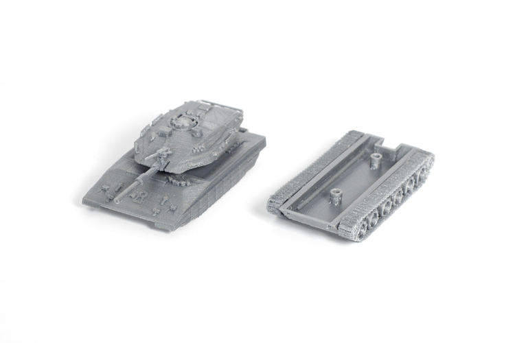 Merkava Tank Simple Model Kit 3D Print 63593