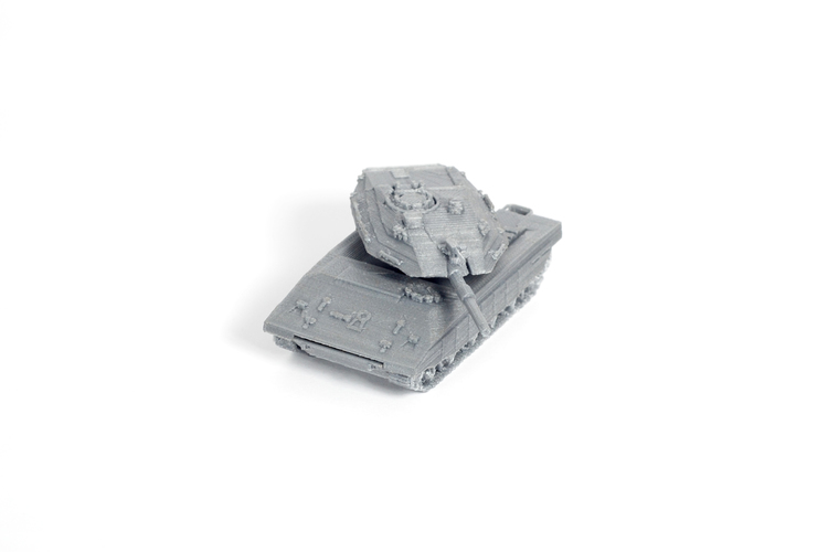 Merkava Tank Simple Model Kit 3D Print 63596