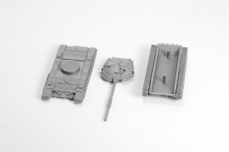 T90 Tank Simple Model Kit 3D Print 63606