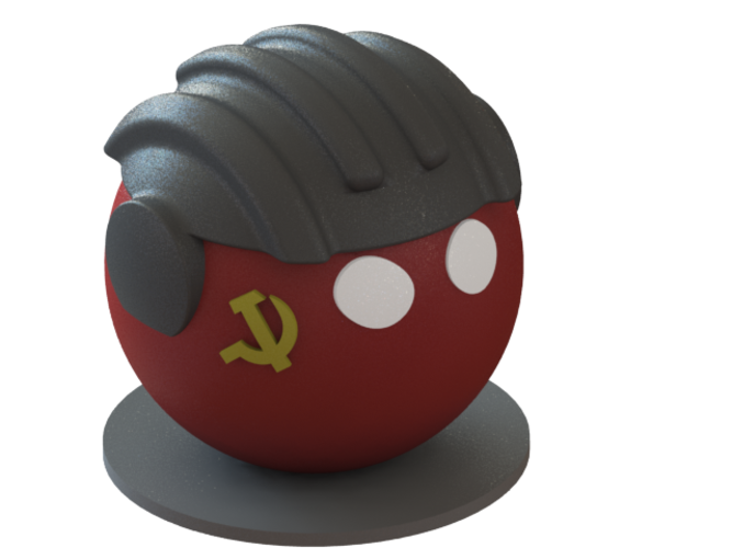 USSR countryball 3D Print 63625