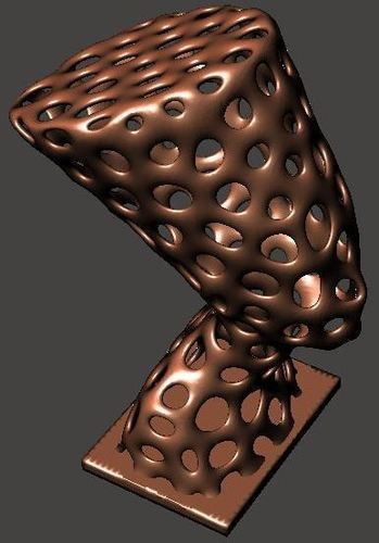 Voronoi Experiment No:10 Nefertiti 3D Print 63656
