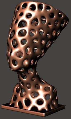Voronoi Experiment No:10 Nefertiti 3D Print 63657
