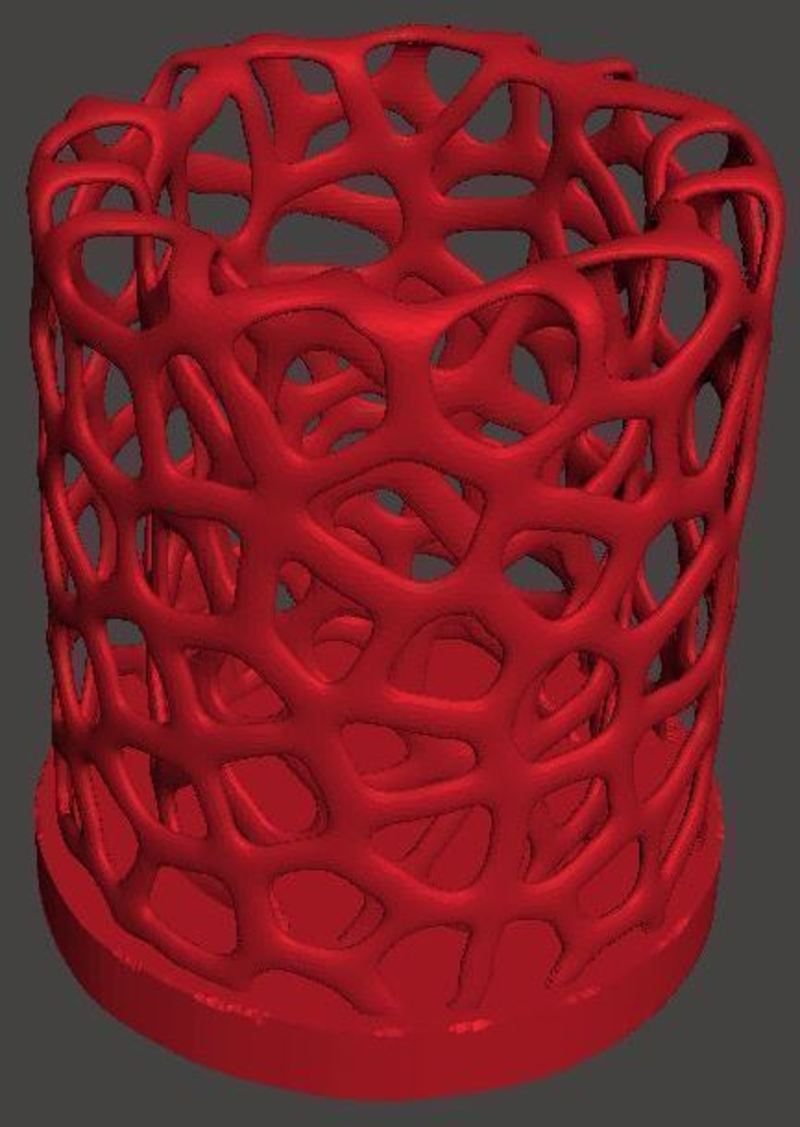 Voronoi Experiment No.9 Pencil Cup