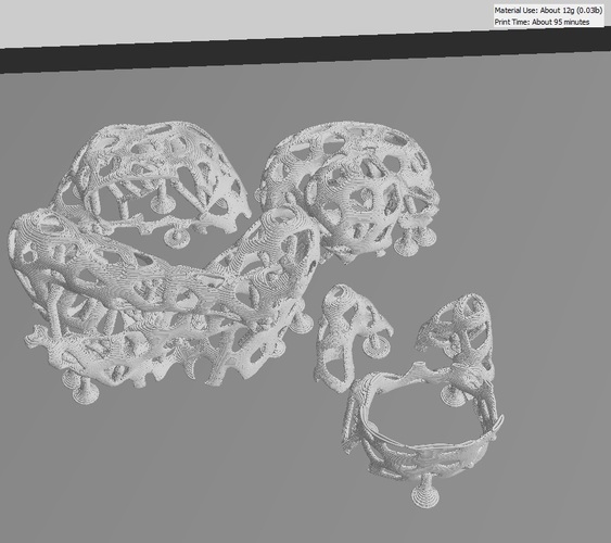 Voronoi Experiment No.6 3D Print 63669
