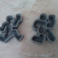 Small Orienteering runner cookie cutter 3D Printing 63695