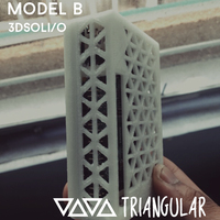 Small Raspberry Pi 2/Model B Triangular Case 3D Printing 63710