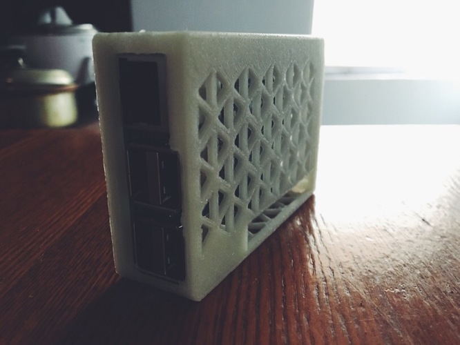 Raspberry Pi 2/Model B Triangular Case 3D Print 63712